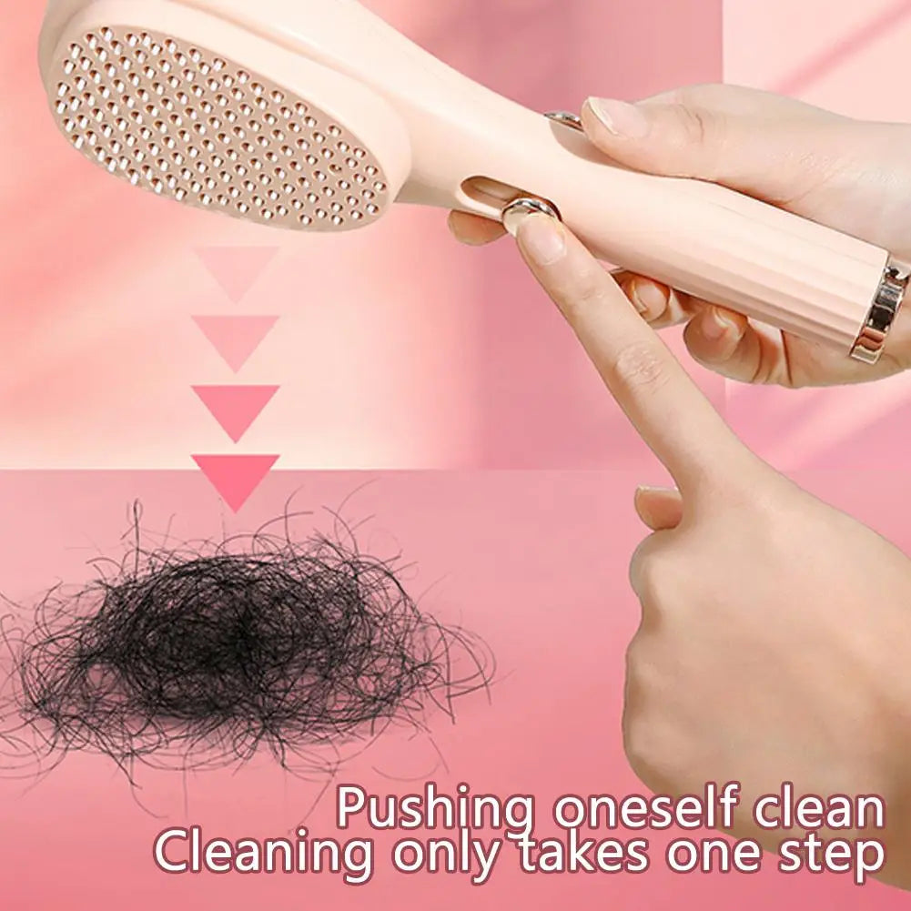 Telescopic Massage Self Clean Brush