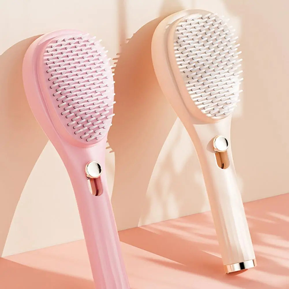 Telescopic Massage Self Clean Brush